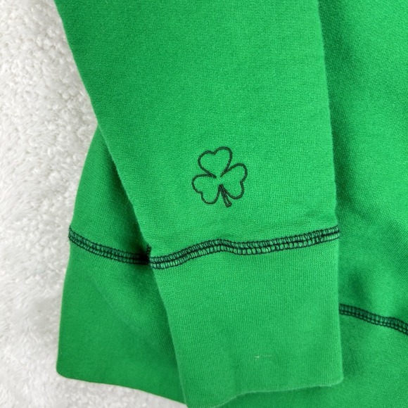 American Giant Hoodie Women's Medium Full Zip Shamrock St Patrick's Day Green - Picture 8 of 9
